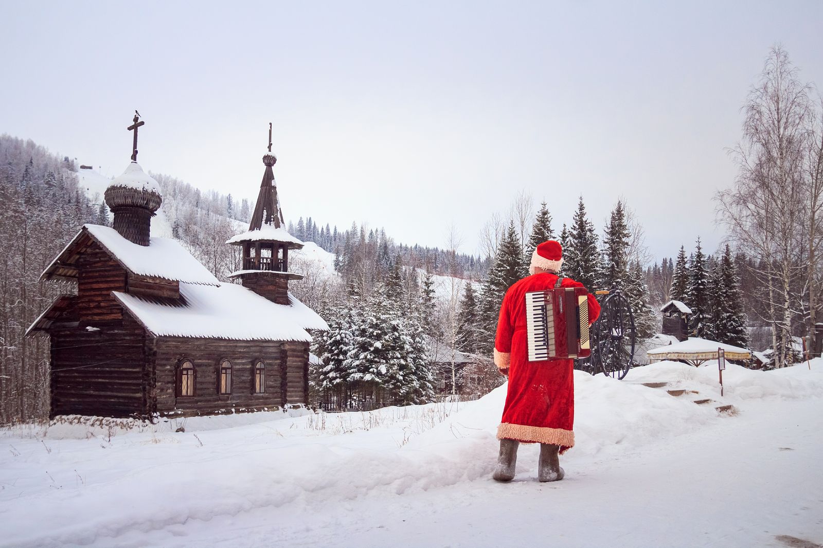 Путешествие Деда Мороза в Этнопарк