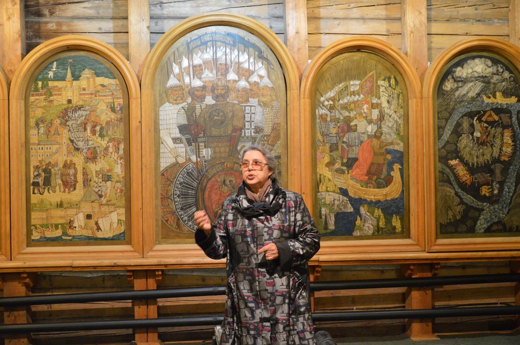 Светлана Шардакова в музее Ермака