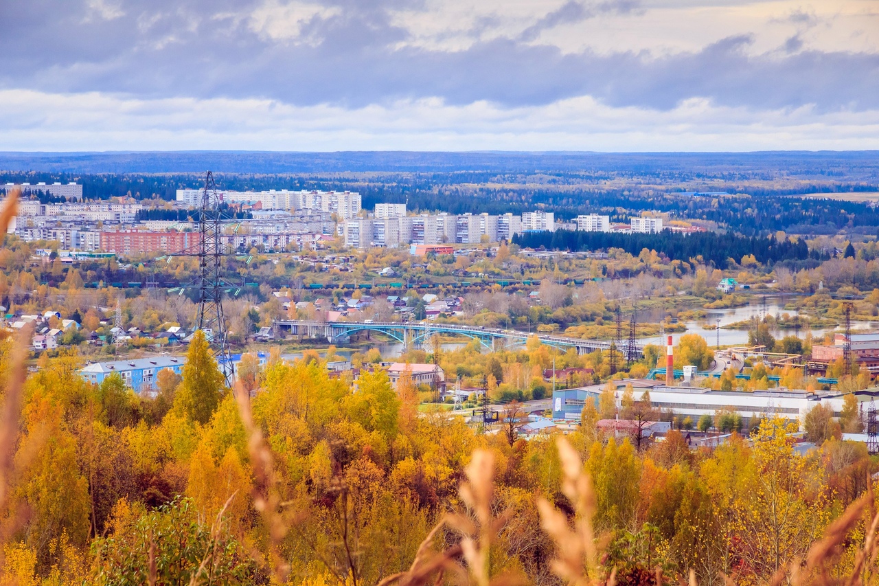 Вид на город Чусовой